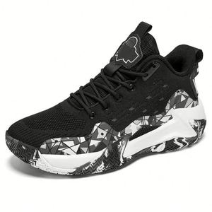 SSLT <strong>2026</strong> New Men's Casual Lace-up <strong>Basketball</strong> Style Walking <strong>Shoes</strong> Breathable Cushioning Anti-Slippery for Autumn Summer Spring - Product Image 3