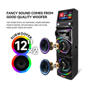 Altavoz <span class=keywords><strong>Subwoofer</strong></span> Privado con Pantalla de 2*<span class=keywords><strong>12</strong></span> <span class=keywords><strong>Pulgadas</strong></span>, Altavoz Karaoke, Altavoz Bluetooth para Fiestas con Luz LED - Product Image 2