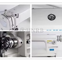 Meilleure Machine à Coudre Industrielle Point Noué à Bras Long et Haute Vitesse, Monoaiguille avec Moteur Puissant pour Nouveaux Vêtements, Robes et Confections