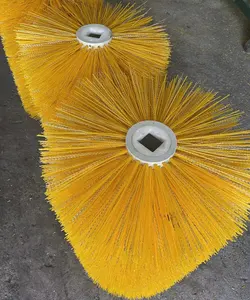 Balayeuse électrique industrielle en extérieur, appareil à brosse rouleau pour le nettoyage des rues et de la rue
