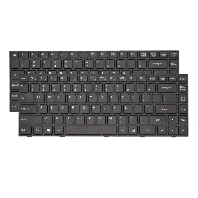 New US Russian Laptop Keyboard For Lenovo TIANYI 100-14 100-14IBD ideapad 100-14IBY Replace Notebook keyboard
