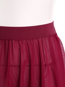 Falda de baile asimétrica de gasa transparente para mujer, falda de práctica de danza lírica y jazz, ropa de baile para actuaciones en escenario, hecha a medida - Product Image 3