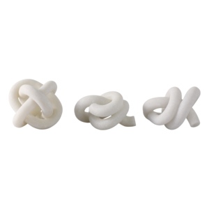 Scultura Ornamentale con Nodi di Quarzo, Decorazione Contemporanea per Casa, Mensola, Bagno, Ufficio - Product Image 4