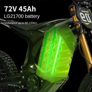 HEZZO D9PRO 72V 20KW มอเตอร์ไซค์ไฟฟ้ากำลังสูงแบบมิดมอเตอร์ ความเร็วสูงสุด 101 กม./ชม. แบตเตอรี่ 55Ah โช้คคู่ รถมอเตอร์ไซค์วิบาก - Product Image 4