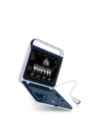 Mindray M6, un scanner d'échographie vétérinaire compact de type ordinateur portable avec batterie intégrée