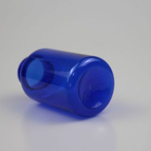 Flacone in PET blu da 200cc per medicinali, vitamine, pillole e capsule, per uso alimentare - Product Image 3