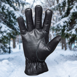 Gants de travail en cuir de haute qualité pour hommes et femmes, résistants au froid, respirants, écologiques, en cachemire, compatibles avec les écrans tactiles - Product Image 6