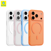 Coque de téléphone magnétique BLUEO en PC et TPU, mate et respectueuse de la peau, résistante aux chutes et aux chocs pour iPhone 17 Pro Max
