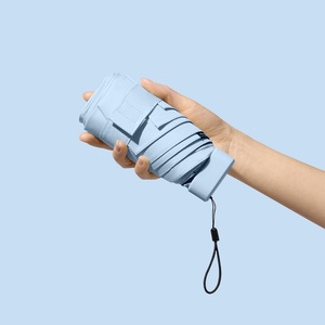 Mini paraguas portátil de cápsula UV Ovida, sombra impermeable de alta calidad, regalo de bolsillo compacto ligero 50% para damas y niñas - Product Image 2