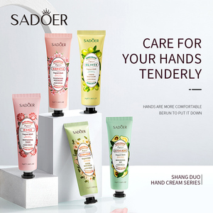 SADOER Crème pour les mains blanchissante en coffret, marque privée OEM ODM, à la rose, aux olives et aux fruits, hydratante - Product Image 2