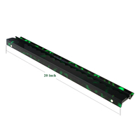 Support de tuiles de mahjong en acrylique de 20 pouces de long, à bord ondulé vert écaille de tortue, support de mahjong personnalisé avec poussoir magnétique à bord festonné