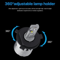 Haz de luz ajustable H7 faro Led H8 H9 H11 H16JP 6500K blanco 12000lm 60W accesorios para automóviles lámpara LED para coche DC12V para Seat VW