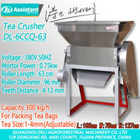 Broyeur de fragments de thé DL-6CCQ-63, déchiqueteuse, machine à broyer les feuilles pour ligne d'emballage de sachets de thé