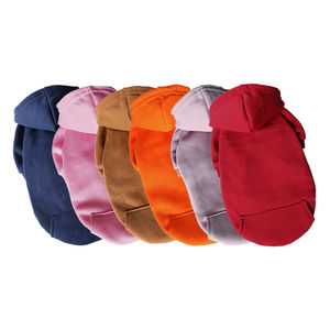 도매 저렴한 다색 부드러운 플리스 따뜻한 애완동물 맞춤 후드티 블랭크 강아지 옷 겨울 후드티 코트 애완동물 의류 - Product Image 4