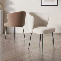 Chaises de salle à manger en velours modernes et luxueuses, durables, pour une utilisation en intérieur, dans les hôtels et les restaurants