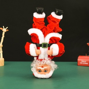 Figuras <span class=keywords><strong>de</strong></span> Santa Claus Eléctricas Creativas, Decoraciones Navideñas, Juguetes Ecológicos y Duraderos, Música <span class=keywords><strong>de</strong></span> Baile Giratorio Invertido <span class=keywords><strong>para</strong></span> Niños - Product Image 6