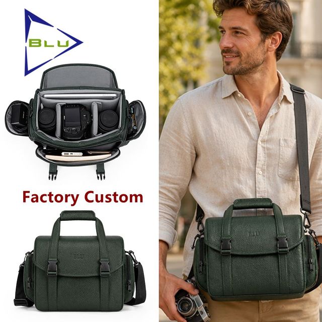 BLU Camera Video Bag Waterproof Crossbody Sling Bag Messenger Bag Custom for Men Digital Gear Custom Camera Bag for Photography