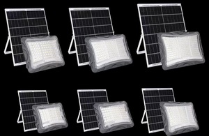 La plupart de lampe d'inondation solaire du capteur de mouvement de représentation LED 100W-1000W réverbère extérieur - Product Image 6