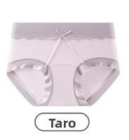 Celana Dalam Wanita Chocolate 7A Lactate Mid-Rise High-Elastic Seri Warna Morandi Seamless Menutupi Pinggul Anti-Bakteri Nyaman