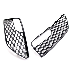 Audi A3 S3 Lower Grille Honeycomb Black <b>ABS</b> Front Bumper Fog Light Cover 2012-2016 - Product Image 3