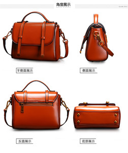 Sac à bandoulière pour femme en cuir véritable de haute qualité, sac à main élégant et tendance, sacoche bandoulière pour femme, vente en gros d'usine - Product Image 5