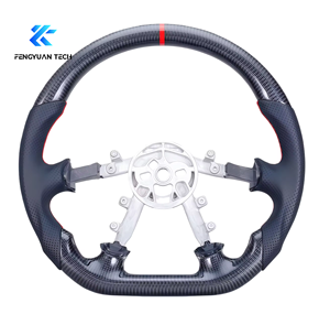 Pièces de volant en fibre de carbone avec éclairage LED pour <span class=keywords><strong>Corvette</strong></span> <span class=keywords><strong>C5</strong></span> C6 Z06 <span class=keywords><strong>1997</strong></span> 1999 2000 2001 2002 2005 2006 2007 2011 - Product Image 4
