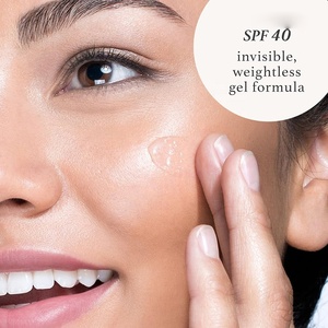 Gel mineral orgánico Protector solar facial de amplio espectro SPF 50 40 Clear Glow Face Sun Block Cream <span class=keywords><strong>para</strong></span> pieles sensibles y propensas al acné - Product Image 2