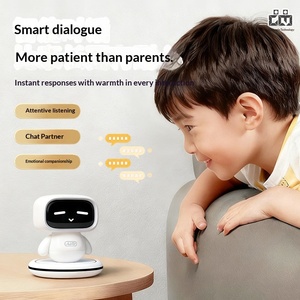 Robot AI Tascabile Mini Nero, <span class=keywords><strong>Intelligenza</strong></span> <span class=keywords><strong>Artificiale</strong></span> con Dialogo Vocale Interattivo, Regalo di Compleanno, Compagno da Scrivania, Chat Aimi - Product Image 1