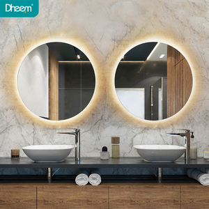 <span class=keywords><strong>Espejo</strong></span> <span class=keywords><strong>retroiluminado</strong></span> inteligente para casa, <span class=keywords><strong>espejo</strong></span> Led <span class=keywords><strong>redondo</strong></span> de diseño de estilo moderno para apartamento y baño - Product Image 2