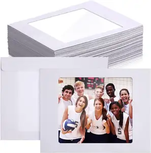 कस्टम मेड लिफाफा 9x12 इंच दस्तावेज़ लिफाफा कार्डबोर्ड पैकेजिंग फुल फेस विंडो पेपर लिफाफा साफ़ पूर्ण विंडो के साथ