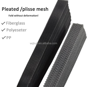 Pantallas antimosquitos de diseño moderno, mosquitera Plisse, uso de malla plisada de poliéster en Puerta de pantalla plegable - Product Image 1