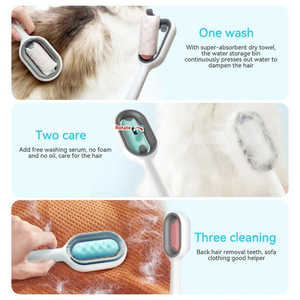 Convenient Long Hair and Short Hair <b>Pet</b> Clean Comb Removal <b>Pet</b> Hair <b>Pet</b> <b>Brush</b> for Dog and Cat - Product Image 5