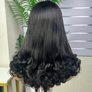 วิกผมแท้ 100% แบบ SDD 5x5 Flower Curl พร้อมแผ่นปิด 5*5  ไม่ต้องใช้กาว - Product Image 6