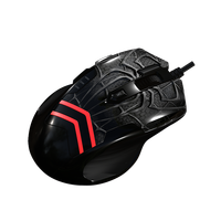 Ratón Óptico para Juegos AIKUN GX6 RGB Programable, 5000 DPI / USB 2.0 / MCU - PixArt PMW3325DB - 7 Teclas Macro, Impresión por Transferencia Térmica