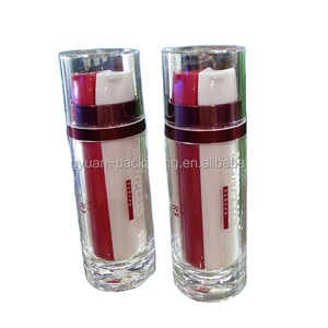 <span class=keywords><strong>20ml</strong></span> sang trọng chăm sóc da Acrylic Lotion không có không khí bơm chai mỹ phẩm bao bì đôi kết thúc kép buồng không có không khí bơm chai - Product Image 5