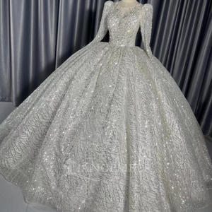 Vestidos de Novia Africanos de Talla Grande, Vestidos de Novia con Cuentas y Encaje, Vestido de Novia Hecho a Mano, Brautkleid Lscm20 Jancember - Product Image 4