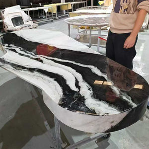 Venta caliente Material de construcción Natural pulido blanco Panda Dalmata losas de mármol - Product Image 5