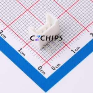 ZX-HY2.0-4PWZ Wire-to-Board Pin Header Bent Lead Through Hole,P=2mm Connector 1x4P 2mm Right Angle Insert HY - Product Image 1