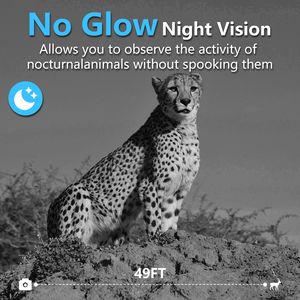 Caméra <span class=keywords><strong>de</strong></span> <span class=keywords><strong>chasse</strong></span> <span class=keywords><strong>sur</strong></span> sentier sans fil à énergie solaire avec batterie 7800mAh, capteur CMOS 8K, vision nocturne sans reflets et application téléphonique - Product Image 4