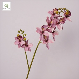 Orquídea Artificial Superior de 9 Cabezas y 2 Ramas, Flor de las <span class=keywords><strong>Mil</strong></span> Islas de 87 cm, Tacto Real, para Decoración del Hogar y Bodas, Cymbidium - Product Image 4