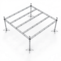 Sistema de Iluminación de Escenario Plegable de Alta Resistencia en Aleación de Aluminio con Soporte para Altavoces y Base Estable, Diseño Modular