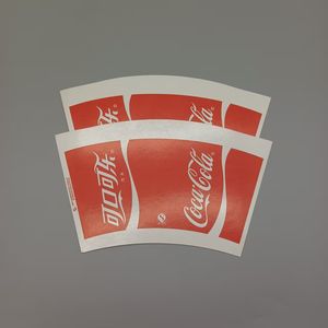 Venta al por mayor de fábrica: Material en bruto para vasos de papel con revestimiento de PE, diseño personalizado, 8oz 12oz, vasos de papel desechables en blanco. - Product Image 2