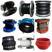 Raccord de dilatation en caoutchouc de haute qualité pour tuyaux avec joint axial en soufflet en caoutchouc EPDM
