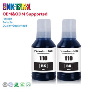 INK-TANK 110 C13T03P14A Encre de recharge en vrac de qualité supérieure, couleur noire, compatible avec les imprimantes <span class=keywords><strong>Epson</strong></span> <span class=keywords><strong>EcoTank</strong></span> <span class=keywords><strong>M1120</strong></span> M1140 - Product Image 1