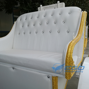 รถม้าชมวิว รถม้าสองแถวสีขาวสำหรับขาย รถม้าชมวิว รถม้าซินเดอเรลล่า - Product Image 3