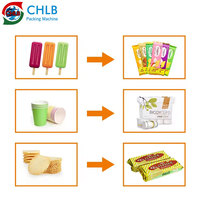 Machine d'emballage automatique pour biscuits sandwichs, petits gaufrettes et biscuits