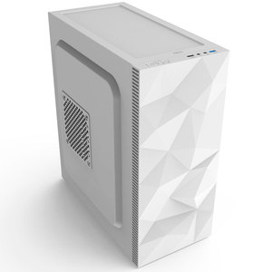ABKO C20 WH ATX Mid Tower PC Case 1x120mm Ventilador no RGB USB 3,0 Refrigeración Alto flujo de aire - Product Image 2