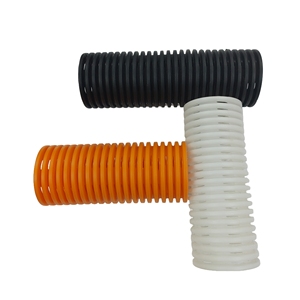 HDPE perforato <span class=keywords><strong>tubo</strong></span> corrugato 100m flessibile Socket fusione per autostrada sottogrado drenaggio del fondo stradale controllo umidità giardino - Product Image 6