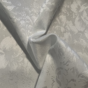 Polyester Spandeks Dokuma Jakarlı Saten Kumaş Orta Ağırlıkta Hafif Çiçek Desenli Damask Desenli Esnek Kadın Elbisesi Çin Elbisesi Bluz - Product Image 5