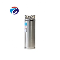 Réservoir de CO2 liquide Dura Dewar 80L de Chine, pression de stockage de 2,3 Mpa, meilleur prix, cylindre de gaz de dioxyde de carbone industriel